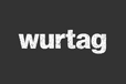 Black 'wurtag' text on a white background